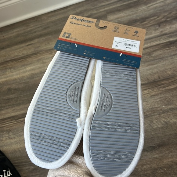 Dearfoams White Bride‎ Slippers Size 8 - Picture 4 of 4